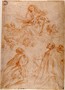 Anonimo bolognese-Madonna col bambino in gloria, angeli e i santi Al? e Petronio